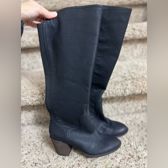 Lucky Brand Balissa Knee High Boots Black size 5.5 medium NWOT - Picture 2 of 14